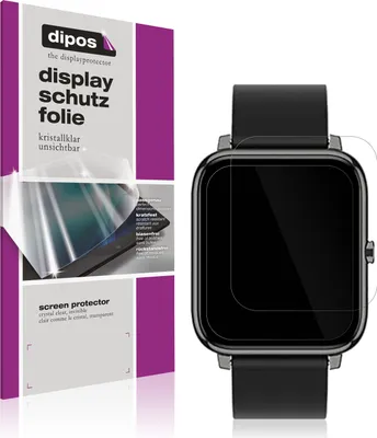 Produktbild von 6x Schutzfolie für Popglory Smartwatch klar Displayschutzfolie Folie Display Schutz dipos