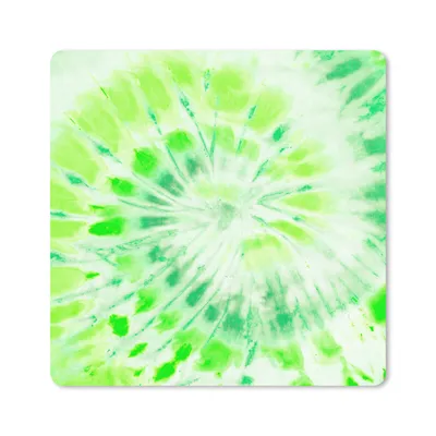 Produktbild von MuchoWow® Mauspad Mousepad Krawattenfärbung - Grün - Kunst 30x30 cm - Mousepads - Maus Mat - Pad - Mausunterlage - Gaming