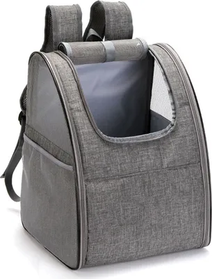 Obrázek produktu pro Cat Carrier Backpack Skládací Pet Carrier Backpack Prodyšný Mesh Carrier Bag s vnitřním polstrováním pro kočky a malé psy Cestování Camping Hiking
