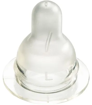 Productafbeelding van Difrax Flesspeen large natural (2 stuks)