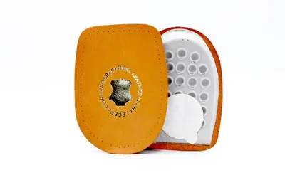 Produktbild von RINGELSPITZ - Fersenkissen Leder – Komfortable Fersenunterstützung aus Echtem Leder - Gr. 42-44