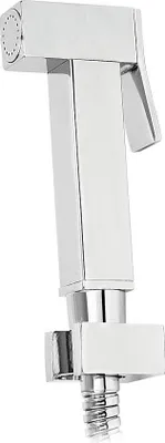 Produktbild von Eckige Bidet Handbrause mit 120cm Schlauch, Wandhalter und Spray-Funktion