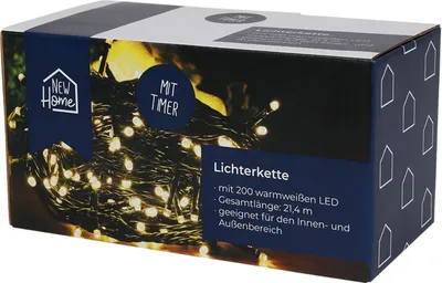 Produktbild von LED-Außen-Lichterkette 19,9m Weihnachtsbeleuchtung Partylicht Garten Dekolicht
