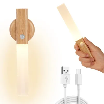 Obrázok produktu pre Senzor pohybu, nočná lampička, nástenná lampa s USB nabíjaním