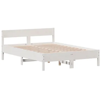 Immagine prodotto di Letto senza Materasso Bianco 120x200 cm Legno Massello di Pino
