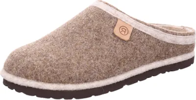 Produktbild von Rohde Damen Pantoffel Hausschuh aus Softfilz mit losen Einlagen D.Meran 6815, Größe:37 EU, Farbe:Beige