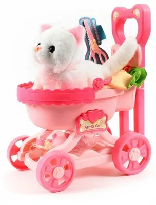 Produktbild von Interaktive Plüschkatze mit Batteriebetrieb - Läuft & Wedelt mit dem Schwanz für Kinder
