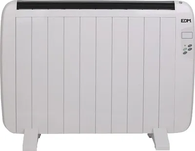Imagen del producto de Calentador convector EDM 07897, color blanco, 1500 W, con Wi-Fi