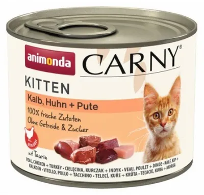 Immagine prodotto di ANIMONDA CARNY Kitten in scatola - vitello + pollo + tacchino 200g