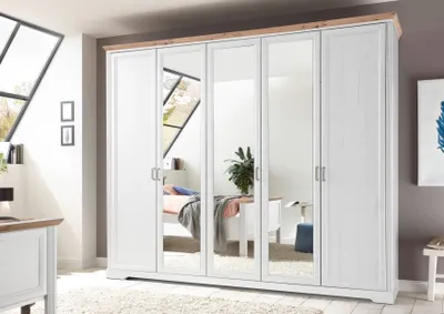 Produktbild von Kleiderschrank Drehtürenschrank Schlafzimmerschrank Schrank "Jillana I"