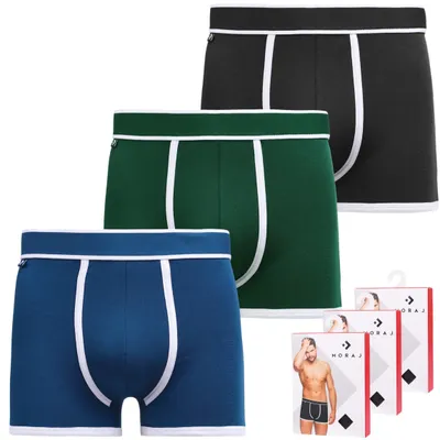 Produktbild von Boxershorts - Herrenunterwäsche Größe L - Männerunterwäsche 3 Stück - Unterhosen