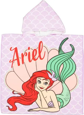 Immagine prodotto di Poncho Ariel 60x120cm - Telo mare sirena Asciugatura rapida