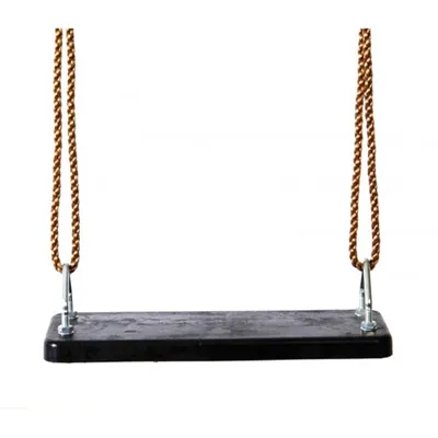 Image de caoutchouc pour siège pivotant 45 x 18 cm noir