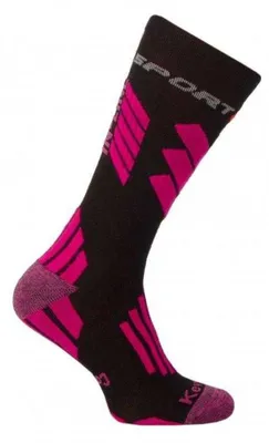 Produktbild von Sportrebel - "In-Line 21" Socken für Herren/Damen Uni PP12286 (38 EU - 39 EU) (Schwarz/Rot/Pink)