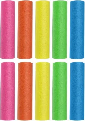 Produktbild von 10 Stück Trampolin-Federabdeckung, wasserdicht, UV-beständig, EVA, für den Außenbereich, für Trampolin-Federschaumhülle, buntes Schutzrohr, Trampolin-Zubehör