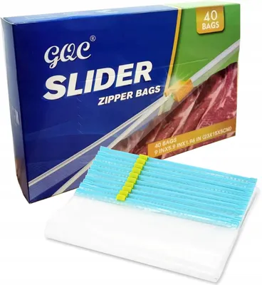 Zdjęcie produktu dla Woreczki strunowe 40 szt. 23x15 cm szczelne torebki z zamkiem ZIP