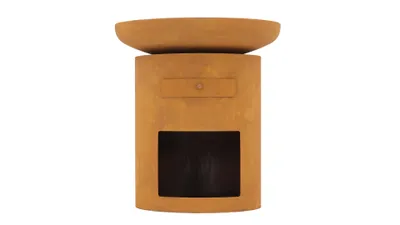 Produktbild von BUSCHBECK Grillsäule rund Sioux 80 cm Maße L80 x B80 x H88 cm rostoptik
