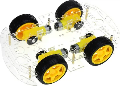 Zdjęcie produktu dla Smart Robot Car Kit Acrylic Double 4WD DIY Smart Robot Car Chassis Kit for Handcraft