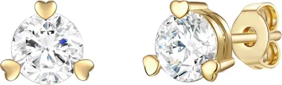 Produktbild von Glanzstücke München Ohrstecker Herz Sterling Silber Zirkonia 50080334