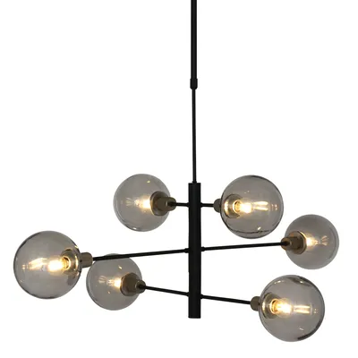 Obrázek produktu pro Steinhauer - závěsné svítidlo - Constellation - černá - sklo kov - Ø 105cm - E14 - 2709ZW