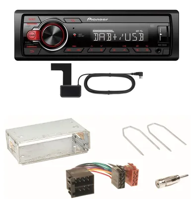 Produktbild von Pioneer MVH-130DAB Digitalradio USB Einbauset für Opel Astra F G Corsa B Zafira A