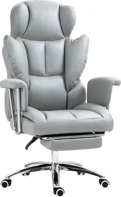 Produktbild von HOMCOM Bürostuhl mit Liegefunktion, ergonomisch Schreibtischstuhl, Drehstuhl