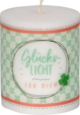 Produktbild von Kerze Glückslicht - Viel Glück