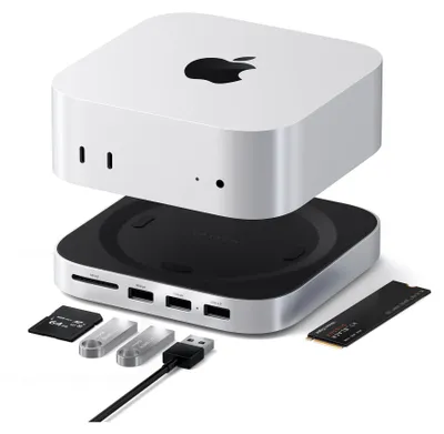 Produktbild von Satechi ST-GNMMES - Hub - 1 x USB 2.0 + 2 x USB