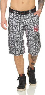 Produktbild von Herren Jungen Kurze Hosen Bermuda Shorts Karo mit Gürtel; Model 6-32
