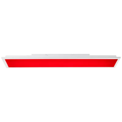 Produktbild von BRILLIANT weißes LED Deckenaufbau-Paneel BRISTON | Deckenleuchte 80 x 20 cm steuerbar über Fernbedienung | 24W 2100 lm 3000 - 6500 K | Aluminium