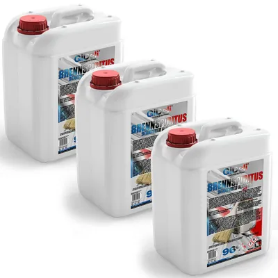 Produktbild von Brennspiritus Farblos 30L Reiniger Entfetter Haushalt Werkstatt Anzünder GiDeli