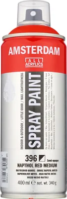 Produktbild von Amsterdam Sprühfarbe Spraydose hochpigmentiert 400 ml Naphtholrot Mittel 396