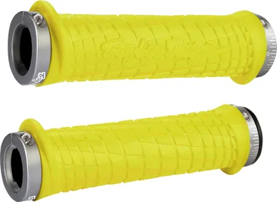 Produktbild von Odi Grips Troy Lee Designs Signature Series Lock-On, Griffe, Grau, Gelb