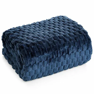 Obrázok produktu pre Deka Eurofirany 3D Effect Blue 150x200 cm 260 GSM Polyester Deco