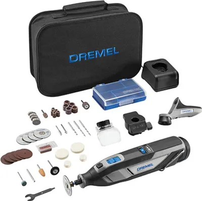 Produktbild von Dremel 8240-37/45 Akku-Multifunktionswerkzeug Set (F0138240JF)
