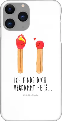 Produktbild von Mr. & Mrs. Panda Iphone 11 Pro Handyhülle Streichhölzer - Weiß - Geschenk, Liebesbeweis, Premium Kunststoff, Freundin, Handy Case, Liebesgeschenk