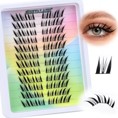 Produktbild von Wimpern Cluster Manga Cat Eye DIY Einzelwimpern Fuchseffekt Katzenaugen Look
