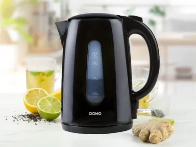 Produktbild von Domo - Domo-Wasserkocher 360°, 1,7 Liter, schwarz