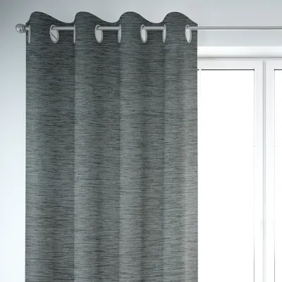 Produktbild von SCHÖNER LEBEN. Thermovorhang blaugrau 245cm Aufhängung Ösen