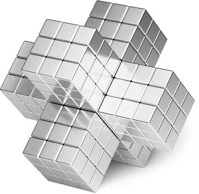 Immagine prodotto di Piccoli magneti, confezione da 50 pezzi, bianchi, per cucina, ufficio, scuola