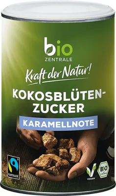 Produktbild von Kokosblütenzucker fein karamellig natürlich süß und exotisch 250g