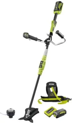 Zdjęcie produktu dla Akumulatorowa podkaszarka do trawy RYOBI 36 V Max Power, akumulator 4,0 Ah, w zestawie z ładowarką, RBC36X26BG2-140