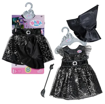 Zdjęcie produktu dla BABY born Witch 43cm, Kostium lalki, 3 lat(a)
