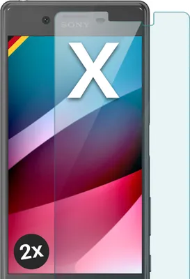 Produktbild von SCHUTZFOLIE FÜR SONY XPERIA X - ECHTGLAS, Stückzahl:2er Set