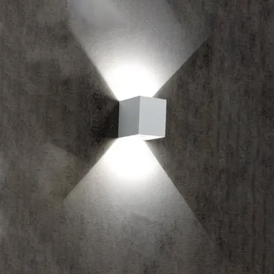 Zdjęcie produktu dla Nowoczesny kinkiet Wings Aluminium Biały Led 12W