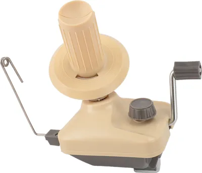 Productafbeelding van Wollgareelhouder voor stille werking, handbediend, draagbaar, compact, geschikt voor breien en andere DIY-projecten - grijs