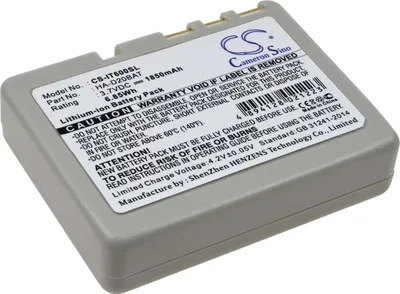 Produktbild von Akku für Casio IT-800 Li-Ion 3,7 Volt 1850 mAh grau.