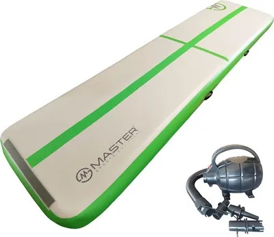 Produktbild von Airtrack MASTER aufblasbare Matte 400 x 100 x 20 cm - grün