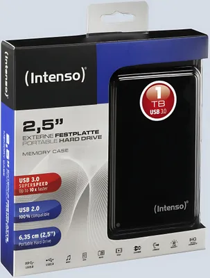 Produktbild von Intenso 2,5"Memory Case 1 TB, tragbare externe Festplatte USB 3.0