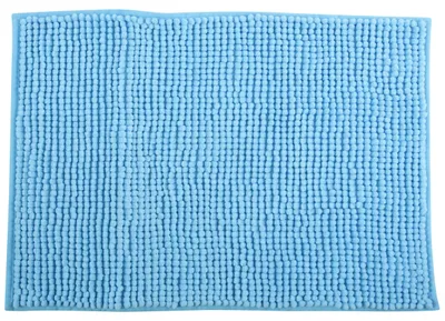 Produktbild von MSV 141620, Blau, Einfarbig, Rechteckig, Mikrofaser, 60 x 40 cm